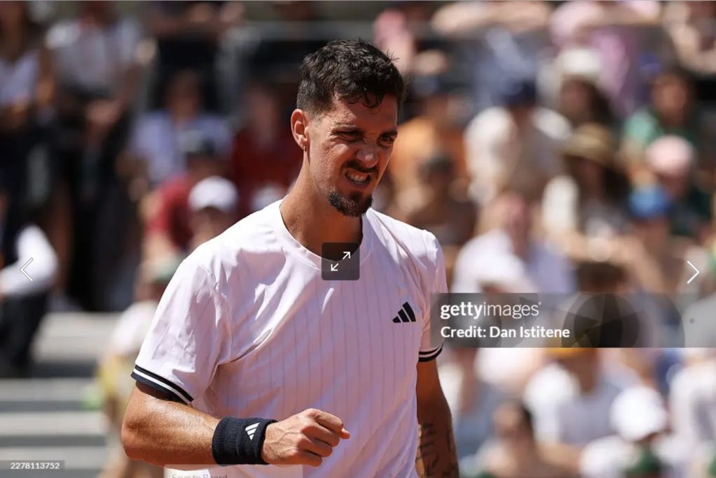 Thanasi Kokkinakis round 1 French Open, photo by Getty Images