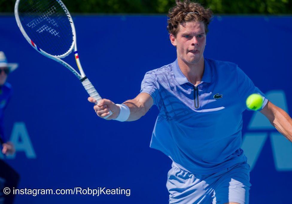 2026 Workday Canberra International Tennis Men's quarterfinals - Alexander Blockx from Belgium.