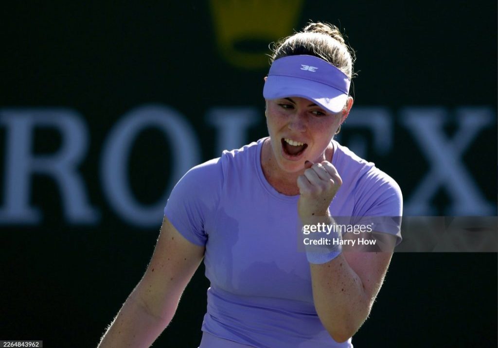 A photo of Australian Tennis player Talia Gibson. Photo from Getty Images
