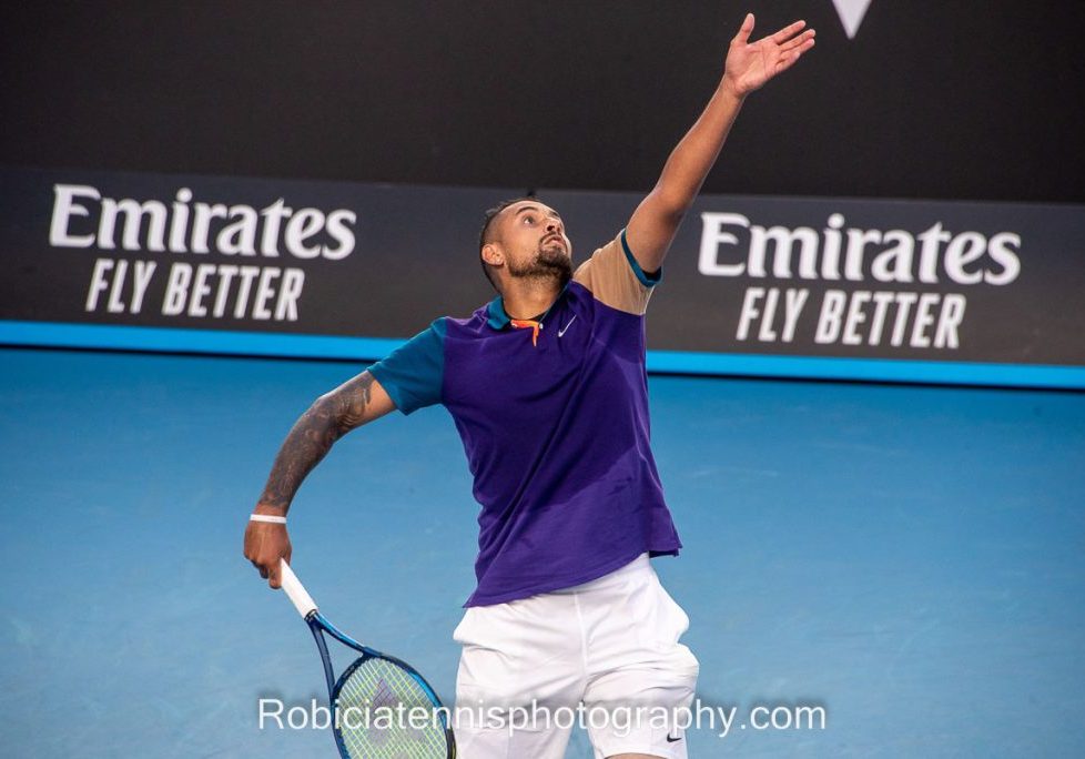 Melbourne - 3 February 2021: Nick Kyrgios (AUS)
